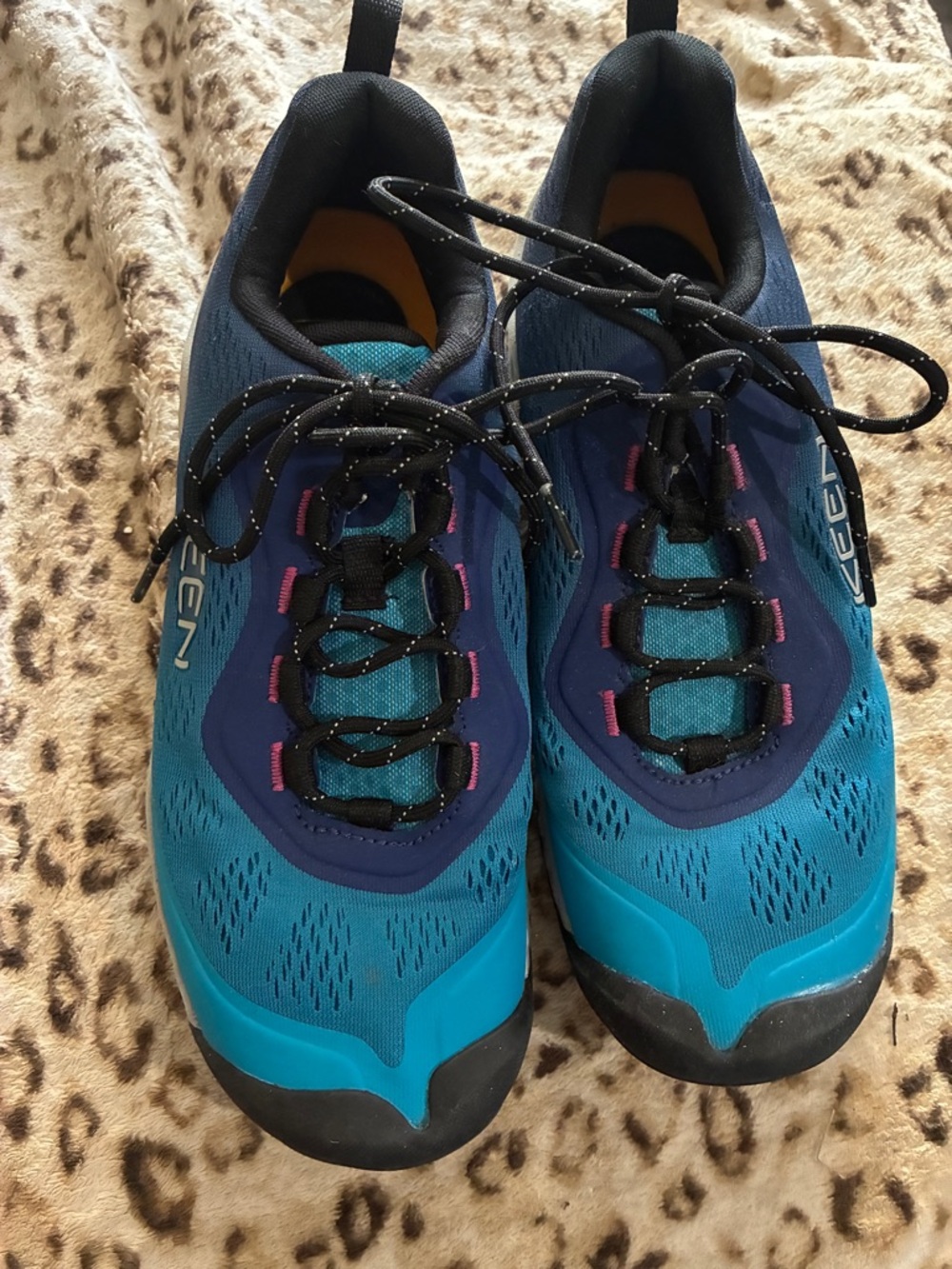 Keen Women's Teal and Navy Athletic Shoes
